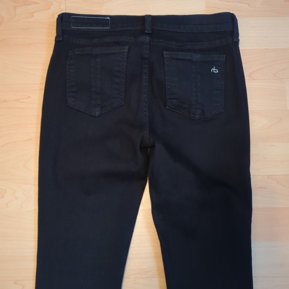 Rag & Bone Black High Rise Skinny Jeans SZ 27 - Picture 9 of 11